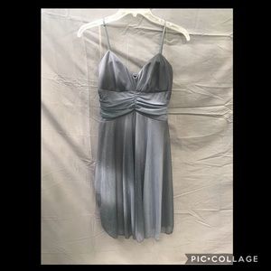 Smoky Gray Sparkly Dress